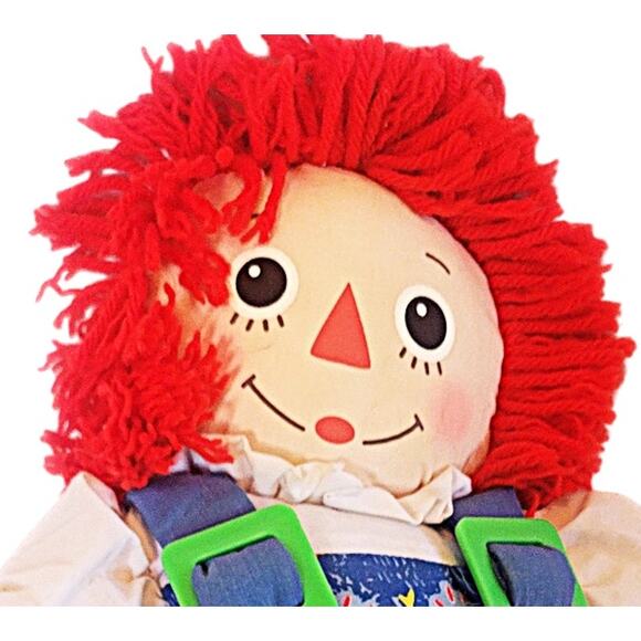 17" VNTG 2002 Dress Me Raggedy Ann Interactive Talking Teaching Doll Working EUC - Picture 3 of 9